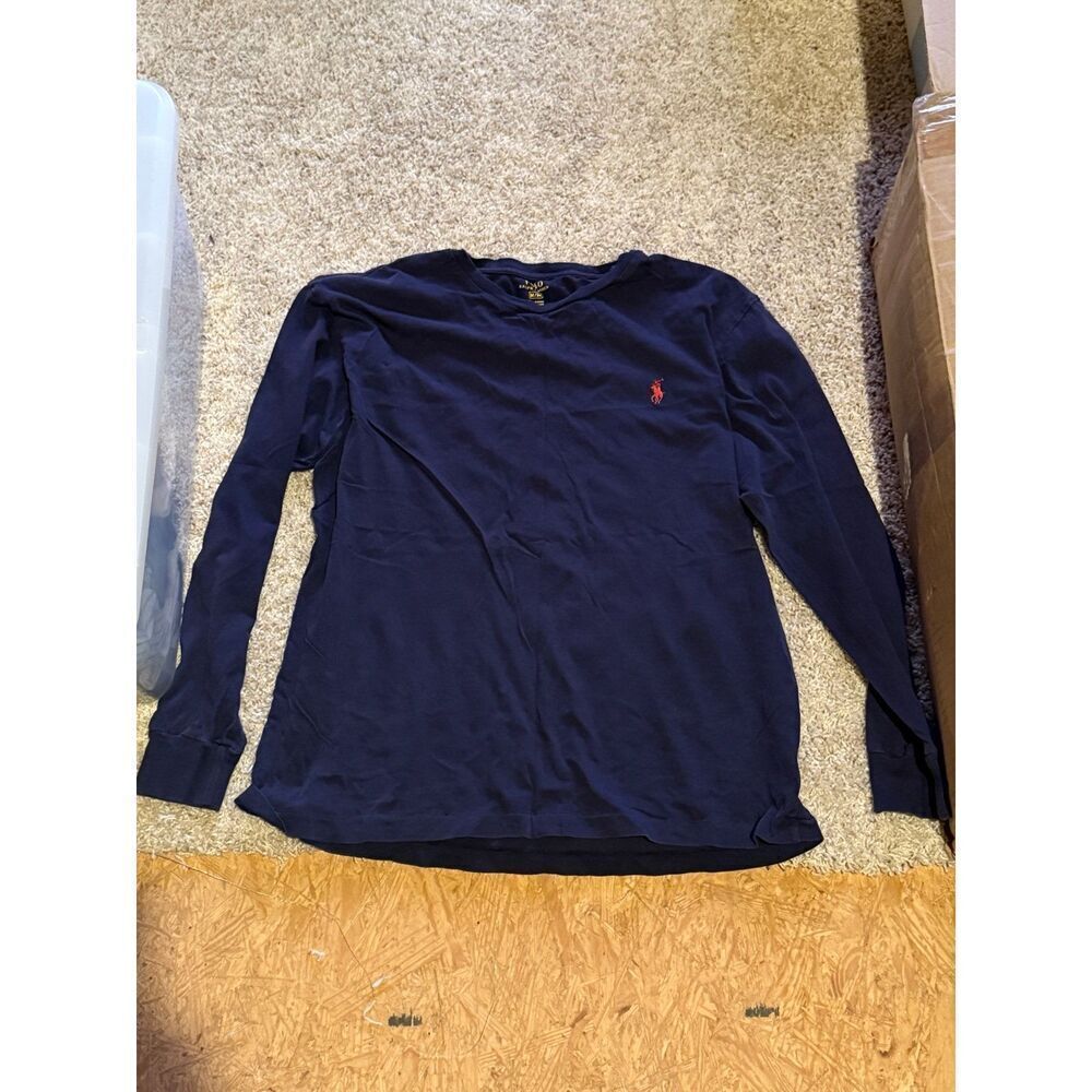 Polo Ralph Lauren Men’s Navy Blue Long Sleeve Size M